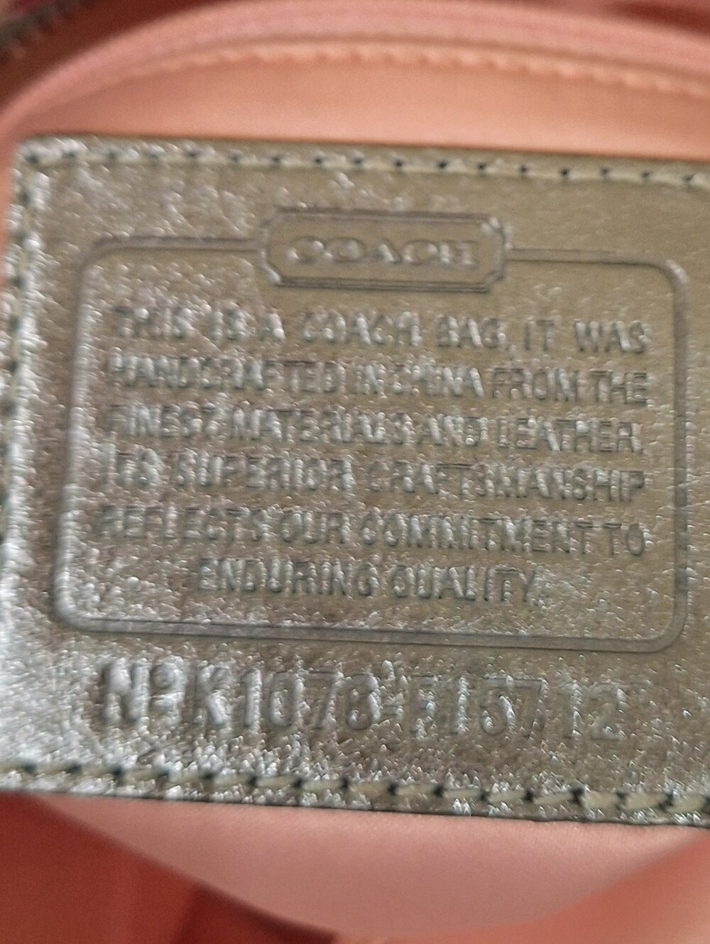 Coach RARE Vintage Poppy Butterfly Graffiti Shoulder Satchel Bag #K1076-F15712 - Picture 6 of 15